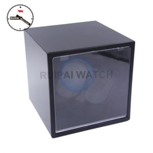 2018 NEW Watches Winders Black Automatic Cube Daul Slots Watches  Winder Mute Box Watch Winder Case Storage Display Box