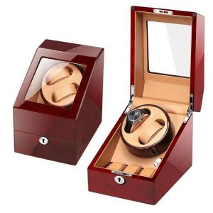 Watch Box Automatic Watch Winder Rotator Holder PU Leather Watch Winding Storage Case 2+3 Display Box Organizer Silent Operation