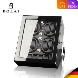 Watch Winder for Automatic 8+5 Watches Box with Super Quiet Motor Setting Flexible Plush Pillow Fit Lady and Man Watches Storage