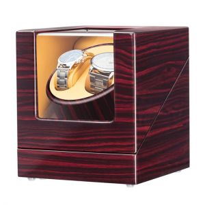 BONLAVIE Double Watch Winder with Quiet Japanese Mabuchi Motor