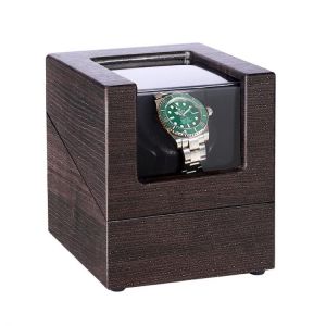 Portable Repair Single Watch Winder With Quiet Motor Wooden Storage Box Practical Automatic Watches Rotation Mode Professional