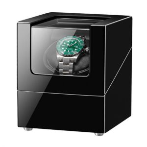 BONLAVIE Single Watch Winder with Quiet Motor MDF Black