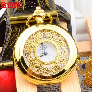 Retro Fashion Dense Flower Pocket Watch Supply Personality Large Retro Quartz Watch Antique Gift Pocket Watch Vintage