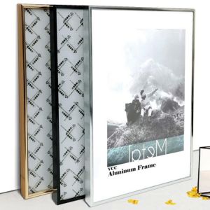 all in one place מלאכת יד Picture Frame Metal Poster Frame Classic Aluminum Photo Frames For Wall Hanging A3 A4 30x30 Certificate Frame