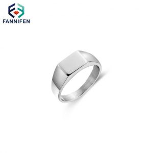 Stainless Steel Vintage Square Punk Rings For Men Rings 2021 Trend Wedding Ring Jewelry Cool Stuff Holiday Gift For Boyfriend