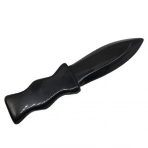 1pcs Natural Quartz Crystal Dagger Hand Carved Crystal Obsidian Knife Crafts Healing Crystal Stone Home Decoration Gifts
