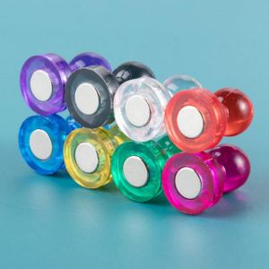 10Pcs/Set New Push Pin Neodymium Magnets Cones Magnets Super Magnet Pinboard Office Thumbtack Chess Magnetic Push Pins