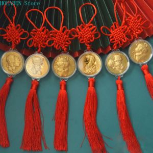 2022 China New Year Tiger Year Original Commemorative Gold Silver Coin Pendant
