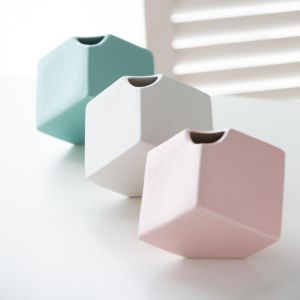 Ins Nordic Simple Ceramic Vase Creative Dried Flower Flower Arrangement Home Living Room Dining Table Bedroom Decorations