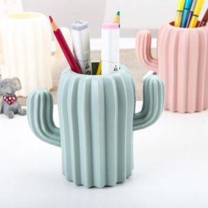Plastic Cactus Vase Home Decoration European Anti-ceramic Vase Flower Pot Wedding Decoration Unbreakable Creative Pen Holder