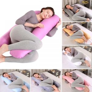 Sleeping Support Pillow For Pregnant Women Body Cotton Pillowcase U Shape Maternity Pregnancy Pillows Side Sleepers Bedding