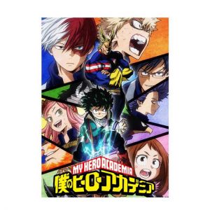 New My Hero Academia Poster Painting Japanese Anime Wall Hanging Canvas Pictures Home Art Decoration Wall Stickers