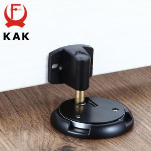 KAK Mechanical Doorstop Nail-free Sticker Zinc Alloy Door Stopper Heavy Duty Door Holder Non-Punch Stop Door Hardware