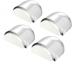 Door Stopper No Need Punch Transparent Self Adhesive Door Holder Door Stop For Home Office Protect Walls Furniture Accessories