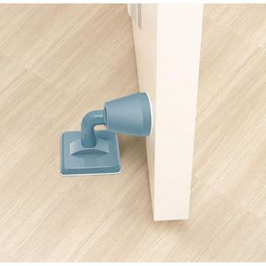 6 pcs Silicone punch-free door suction anti-collision buffer door resistance bathroom bedroom anti-collision door stop door top