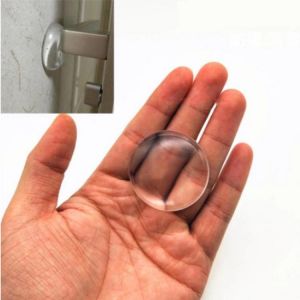 1/6Pcs Wall Protector Door Handle Bumper Protective Plug Non-slip Stickers Self-adhesive Round Bumper Door Stop Muffler