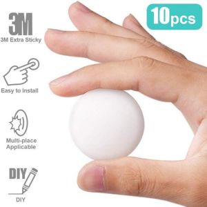Soft Self Adhesive Door Stopper Creative Wall Protector Anti-slip Sticker Self Adhesive Rubber Round Door Crash Pad Door Stops