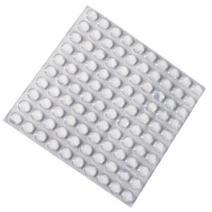100PCS Self Adhesive Rubber Feet Clear Semicircle Bumpers Door Buffer Pad C66