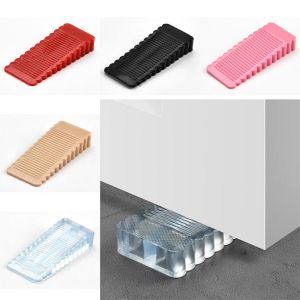 Safety Silicone Door Stop Stoppers Block Wedge Doorstops Door Stopper Home Office Door rear retainer Anti-collision Stop