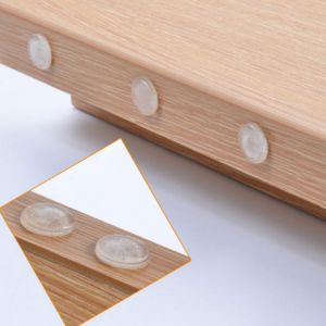 50Pcs Door Stops Stopper Silicone Cabinet Self Adhesive Bumper Damper Buffer Pad