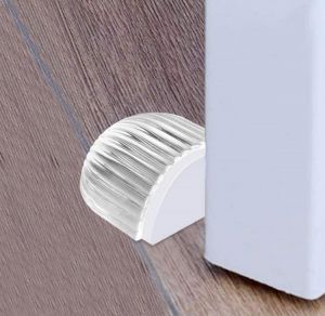 Transparent Self-adhesive Door Stopper Floor Wall Buffer Suitable For All Hard Floors Protecting Walls And Furniture Without Dri