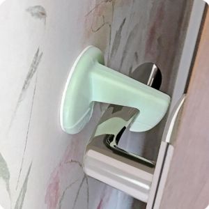Soft Rubber Door Stopper Self Adhesive Door Protectors Pad Anti-Collision Crash House Doorknob Lock Silencer Door Fender Sticker