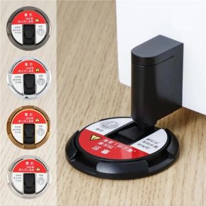 Windproof Mechanical Self-Locking Door Stopper With Adjustable Height Concealment Hole Mounting Heavy Duty Door Stopper Hardware