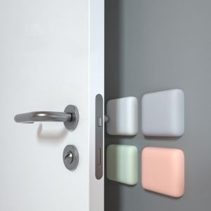 1Pc Home Anti-Collision Wall Sticker Thickening Silicone Handle Door Lock Wall Mute Protective Shockproof Crash Pad Door Stopper