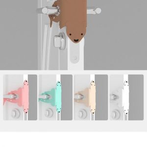 Cartoon Mute Room Door Mute Lock Bedroom Door Anti-collision Protection Buffer Pad Prevent Closing Door Impact Door Cover