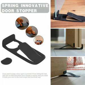 1pcs Creative Spring Door Stopper Properly Holds The Door Open Door Wedge Holder Multi-function Door Stopper Safety Protector