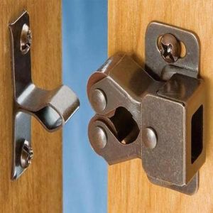 2PCS Door Stop Closer Stoppers Damper Buffer Magnet Cabinet Catches For Wardrobe Hardware Furniture Fittings