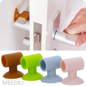 1pcs creative door handle door lock silencer protection pad suction cup wall collision pad door mute collision pad