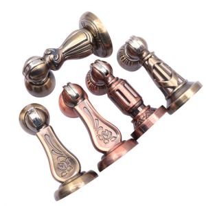 Retro Door Stops Magnetic Magnetic Powerful anti-collision door Holder alloy Floor Damper Hidden Doorstop Furniture Hardware