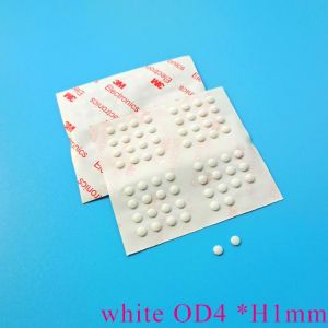128PCS 4MM*1MM SELF ADHESIVE SOFT ANTI SLIP BUMPERS SILICONE RUBBER FEET PADS GREAT SILICA GEL SHOCK ABSORBER