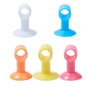 Household Anti-collision Silicone Wall Suction Door Stop Mute Anti-collision Pad Door Cabinet Stop Free Punching