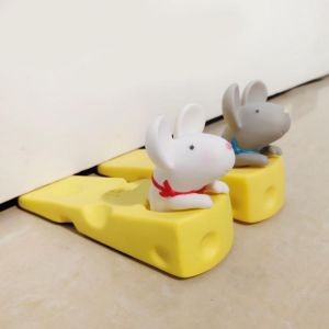 Safety Cartoon Silicone Door Stopper Door Catcher Block Home Office Children Security Door Card Baby Protect