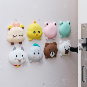 Door Stopper Wall Protection Safety Shock Absorber Silencer Pad for Door Handle Bumpers Rubber Cushion Anti-collision Crash Pad