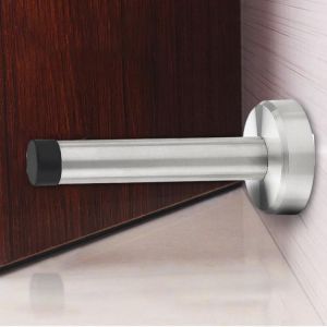 Stainless Steel Retractable Anti Collision Rubber Easy Install Home Use Mute Wall Mount Adjustable Door Stopper 2020