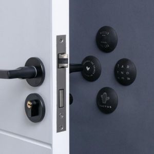 4pcs/set Door Crash Pads Anti-collision Mute Doorknob Protective Guard Shock Collision Rails Mat Door Buffer Wall Sticker Decor