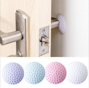 House door closer Silicone house door stop Door lock Protection pad Collision avoidance protection Self-adhesive Doorstop rubber