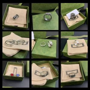 Classic retro skeleton ring gear 925 Sterling Silver for men and women, retro style, high-quality jewelry