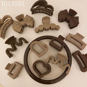 Bilandi Elegant Hair Clips For Women Fashion Heart Square Geometric Barrettes Hairpin Girls Hair Clip Headwear Hair Accessories