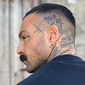 Men Hoops Earring,Huggie Ear Cartilage Stainless Steel Lip Hoop For Men Women Rook Piercing Earrings HippiesJewelry