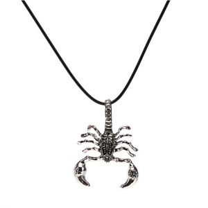 Fashion Punk Scorpion Neck Lace Choker Pendant Necklace  American Style Necklet Male Chain