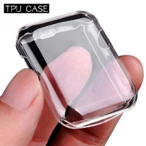 360 Slim Watch Cover for Apple Watch Case 6 SE 5 4 3 2 1 42MM 38MM Soft TPU Screen Protector for IWatch 6 Series 5 4 3 44MM 40MM
