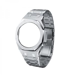 GA2100 3rd Hontao Casioak Mod kit Watch Case with Screws Watch Band DIY Stainless Steel for GA-2100/2110 All Metal Bezel Strap