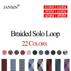 Braided Solo Loop For Apple Watch band 44mm 40mm 42mm 38mm Strap Stretchable Bracelet Elastic For iWatch 7 45MM 41MM Watchband
