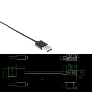 Magnetic Charge Charging Cable For Smart Watch with Magnetics Plug 2.84mm 23GE