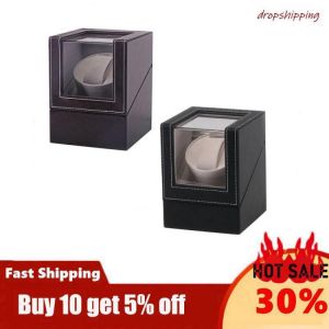Watch Winder For Automatic Watches High Quality Motor Shaker Watch Winder Holder Automatic Mechanical Watch Winding Box In Stock