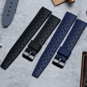 Premium-Grade Tropic Rubber Watch Strap 20mm 22mm For s-eiko SRP777J1 New Watch Band Diving Waterproof Bracelet Black Color